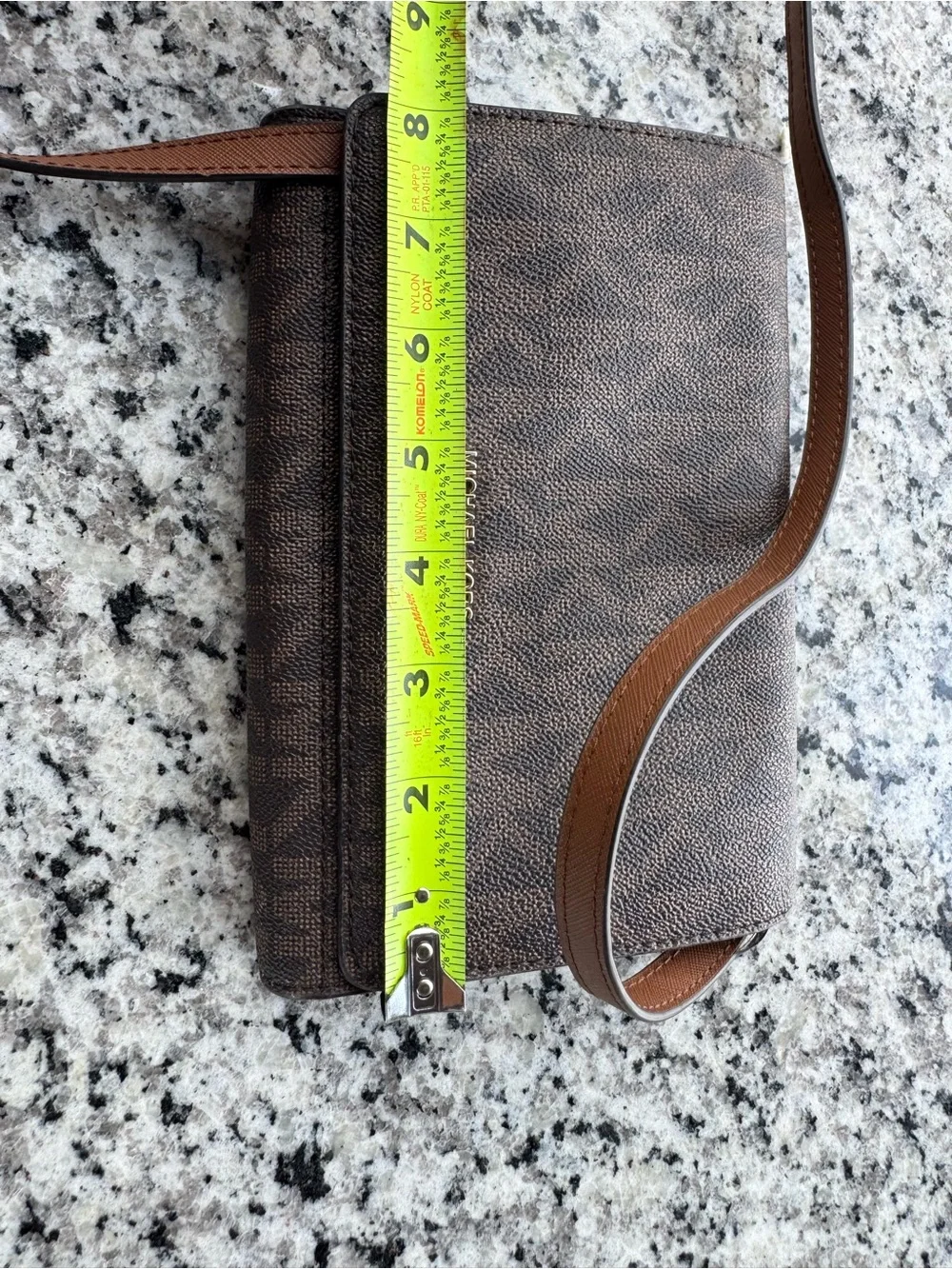 Michael Kors Brown and Dark Brown Signature Crossbody